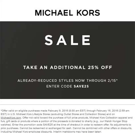 michael kors coupons 2017|Michael Kors coupon in store.